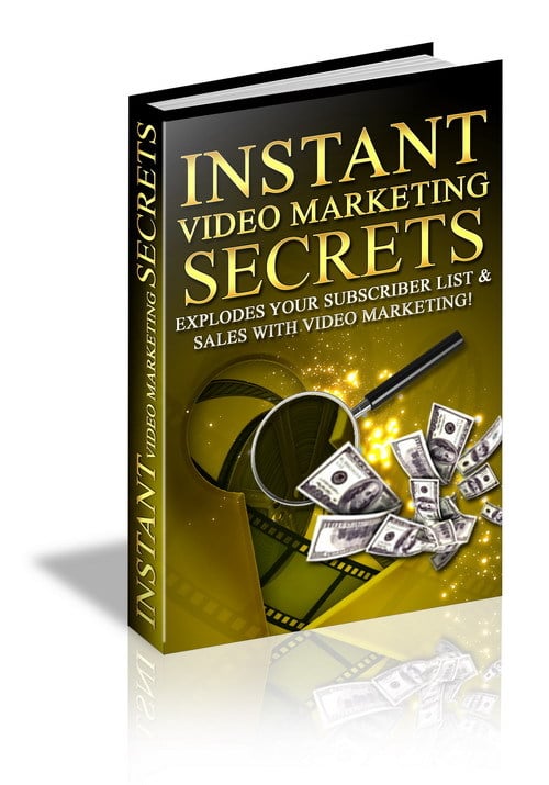 Product picture Instant Video Marketing secrets,increase sales make money